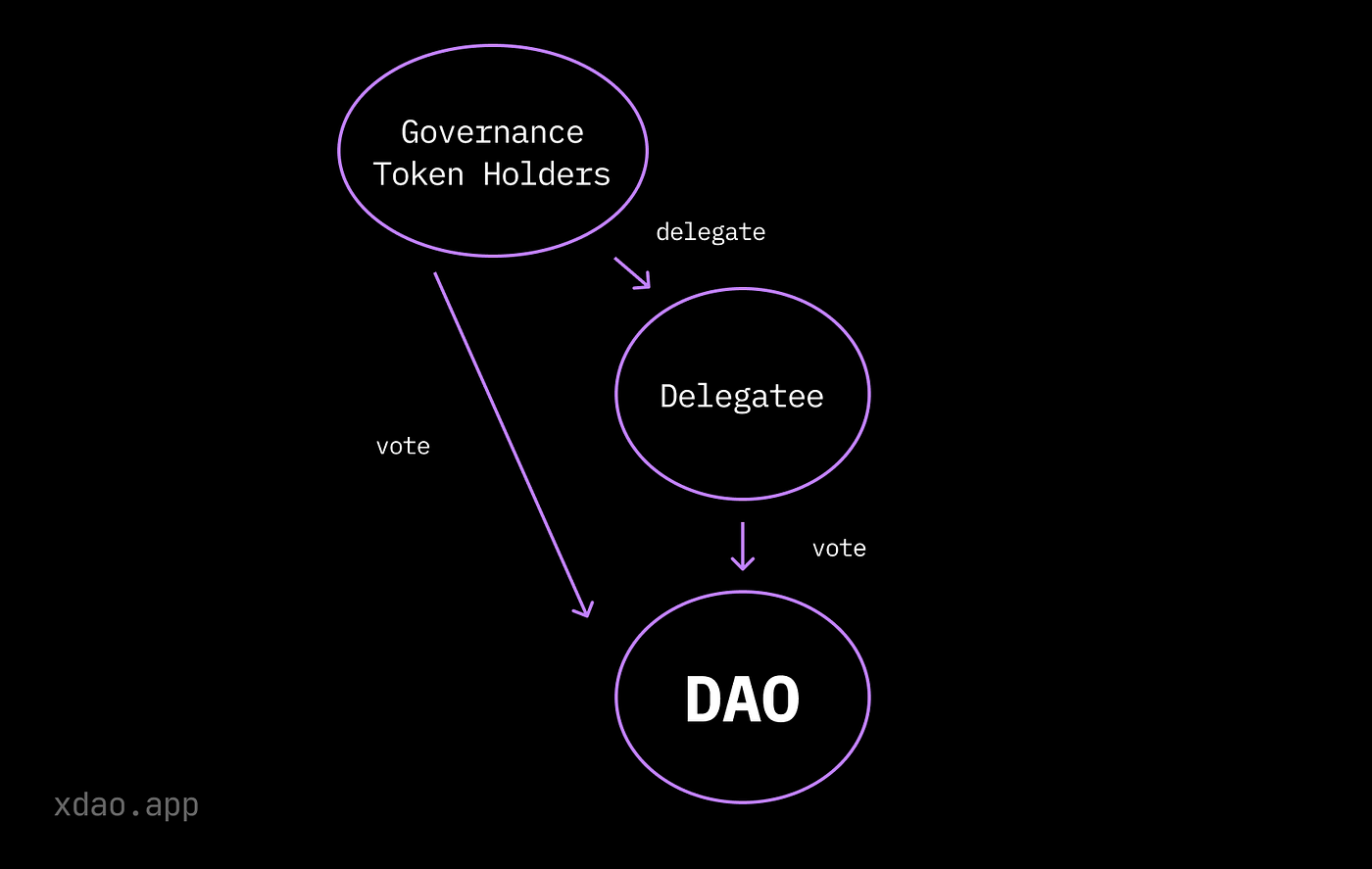 DAO community governance voting