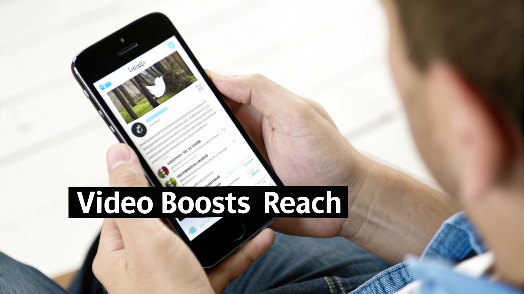 Twitter multimedia reply chart video